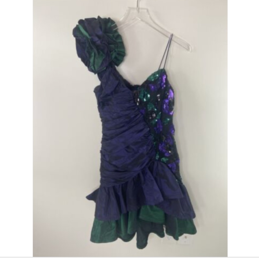 NWT Vintage 80s 90s Night Moves By H Formal Dress